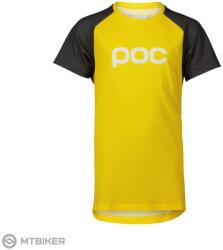 POC Essential MTB Tee gyerek mez, Aventurin sárga/szilvanitszürke (160 cm (L))