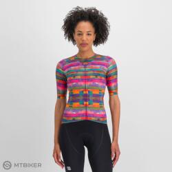 Sportful GLITCH BOMBER női mez, multicolor/rózsaszín (L)