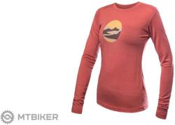 Sensor MERINO ACTIVE TRIGLAV női póló, terrakotta (S)