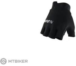 100% Exceeda Gel Short Finger Glove, fekete (XL)