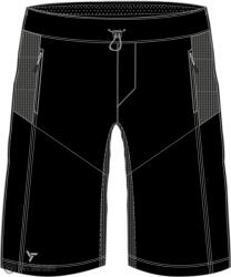 SILVINI Orco rövidnadrág, fekete/szürke (XL)