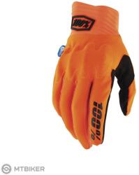  100% COGNITO SMART SHOCK kesztyű, fluo narancs (M)