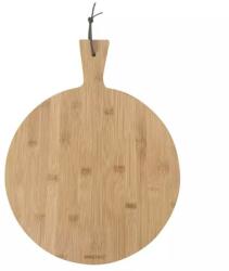 KingHoff Дъска за рязане на пица Kinghoff KH 1674, 35 см. диаметър, бамбук, кафява (KH 1674)