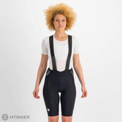 Sportful Bodyfit Classic női kantáros rövidnadrág, fekete (S)