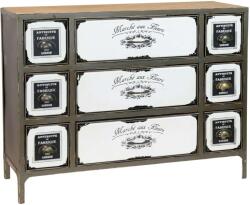  Vintage Fenyőfa Tálalószekrény - 106, 5x32x79 cm