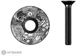 Rie: Sel design Stickerbomb Eyecatcher karbon kupak, ultrafekete