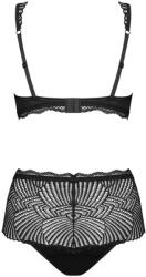 Obsessive Klarita 2 részes fehérnemű együttes S/M fekete