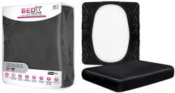 Nmc BED X - Fekete King Size Matracvédő (Vízálló BDSM Ágyvédő)