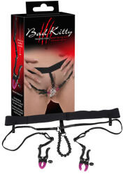 Orion - Bad Kitty Bad Kitty String with Clamps - Fetish string és csipeszek