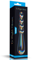 Twilight Gleam Glass Dildo- Rising Ripples - jokerjoy