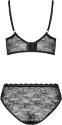 Obsessive Laurise 2 részes fehérnemű együttes S/M fekete