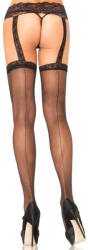 Leg Avenue 721766 BACK SEAM harisnyatartó és combfix O/S fekete