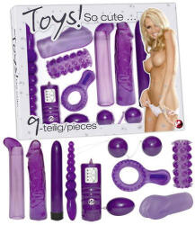 Orion Purple Pleasure Vibrator Set - Lila Vibrátor Készlet
