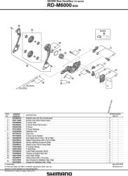Shimano Deore M6000 SGS DM Shadow hátsó váltó (IRDM6000SGS)
