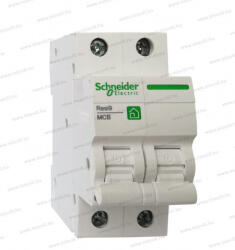 Schneider Electric 2 pólusú 6A C Resi9 kismegszakító R9F14206 (R9F14206)