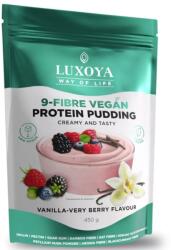 Luxoya 9-Fibre Vegán fehérjét tartalmazó rostpuding 9 féle rosttal Vanília-erdei gyümölcs - 450g - vitaminbolt - 11 990 Ft