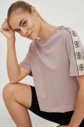 Guess tricou din bumbac culoarea violet PPYX-TSD01Y_45X (V3RI08.I3Z14)