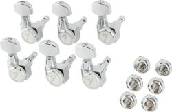 Fender Locking Tuners All Short Chrome 6 Pack Chrome Cheiță de chitară (0990818105)