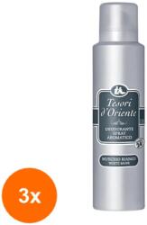 Tesori d'Oriente Set 3 x Deodorant Spray Tesori D'Oriente Mosc Alb, 150 ml