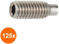 Schaefer-Peters Set 125 x Stift Filetat Locas Inbus Cep 915 Inox A2-M6 x 6 (COR-125X0915266S)