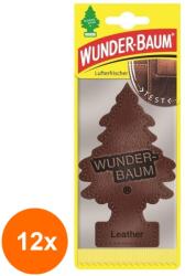 Wunder-Baum Set 12 x Odorizant Auto Leather, Wunder-Baum (DEM-12xMDR-7047)
