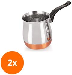 Grunberg Set 2 x Ibric Inox 600 ml cu Baza din Cupru, Grunberg Gr724 (GUJ-2xGR724)