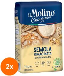 Chiavazza Set 2 x Faina din Grau Dur Remacinata, Chiavazza, 1 kg