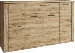 TEMPO KONDELA Komód 4D1S, navarra tölgy, DORSI