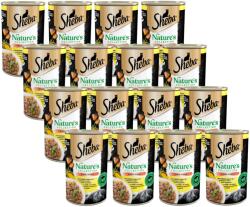 Sheba SHEBA 24x400 g konzerv Nature's Collection - teljes értékű nedves eledel felnőtt macskáknak, csirkehús- és halolajjal, édesburgonyával és zöldbabbal, szószban