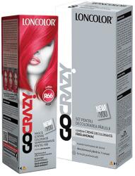 LONCOLOR Pachet Crema de Par Coloranta Semi-Permanenta Loncolor GoCrazy R66 GoRed si Crema de Par Decoloranta