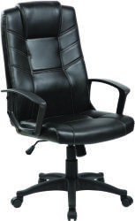 Office Products Работен стол Corsica, еко кожа, черен (31933-А)