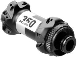 DT Swiss 350 Road Straightpull első agy, 24H, tárcsafékes (CenterLock), átütőtengelyes (12x100 mm), 132g, fekete
