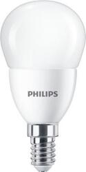 Philips LED izzó, E14, kisgömb, P48, 7W, 806lm, 4000K, CorePro