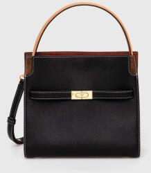 Tory Burch Кожена чанта Tory Burch Lee Radziwill Small Double (61302.001)