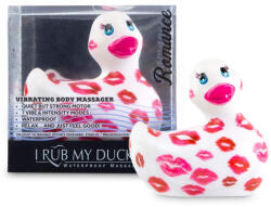 Big Teaze Toys My Duckie Romance 2.0 - vibrator clitoridian rezistent la apă (alb-roz) (92901500005) Vibrator