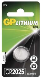 GP Batteries GP CR2025 lítium gombelem 1db/bliszter (B15251) - nyomtassingyen