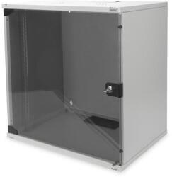 ASSMANN 19" 595x540x400 12U lapra szerelt üvegajtós szürke fali rack szekrény (DN-19 12-U-S-1) - nyomtassingyen