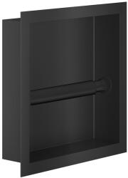 Oltens Grotta wc papír tartó fekete matt 81112300