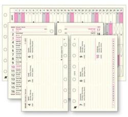 Saturnus Kalendárium betét, tervező, heti, "S", SATURNUS, chamois 2023, 80lap/cs (23SS311-CHA)
