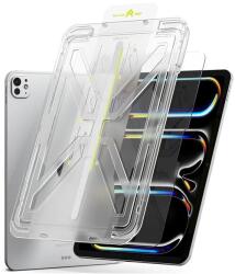 Ringke RING0390 Apple iPad Pro 11 (2024) Ringke edzett üveg képernyővédő fólia, felhelyezést segítő kerettel, átlátszó (RING0390)