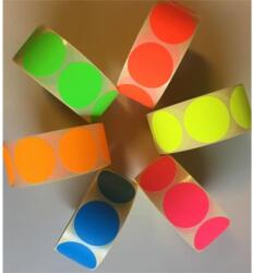  Etikett, 38 mm kör, 1000 etikett/tekercs, citromsárga (5998377104726) - nyomtassingyen