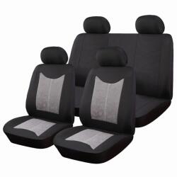 Ro Group Set Huse Scaune Auto pentru Kia Ceed - RoGroup Sueden-Polyester, cu fermoare pentru bancheta rabatabila, 9 piese