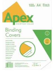 APEX Medium A4 230g 100db-os matt fekete hátlap (6501001) - haztartasibolt