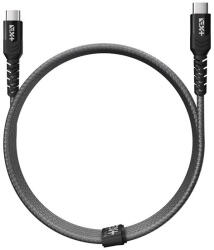 NEXTONE USBCX2-BRD-SG 1, 2m Type-C fonott asztroszürke adat- és töltőkábel (USBCX2-BRD-SG) - haztartasibolt