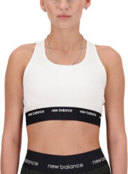 New Balance Bustiera New Balance Sleek Medium Support Sports Bra wb41048-wt Marime M (wb41048-wt)