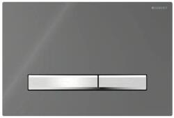 Geberit Sigma50 működtetőlap, 2 mennyiséges öblítéshez, krómozott/láva 115.788. JK. 2 (115.788.JK.2)
