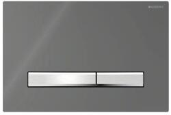 Geberit Sigma50 működtetőlap, 2 mennyiséges öblítéshez, krómozott/tükröződő füstüveg 115.788. SD. 2 (115.788.SD.2)