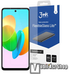 3mk Protection FLEXIBLE GLASS LITE előlap védő rugalmas edzett üveg - 1db, ultravékony, 0.16mm, 6H, 2.5D, A kijelző sík részét védi - Tecno Spark 20C (BG7n/BG7)