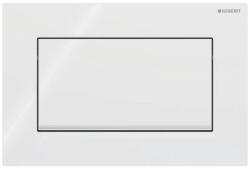 Geberit Sigma30 működtetőlap, öblítés-stop működtetésű, csavarral rögzíthető, fehér/fényes króm 115.893. KJ. 1 (115.893.KJ.1)