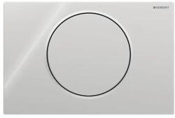 Geberit Sigma10 működtetőlap, öblítés-stop működtetésű, fényes króm/matt króm 115.758. KH. 5 (115.758.KH.5)